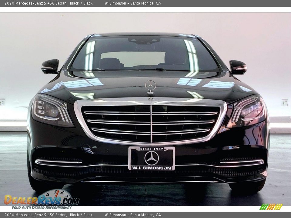 2020 Mercedes-Benz S 450 Sedan Black / Black Photo #2