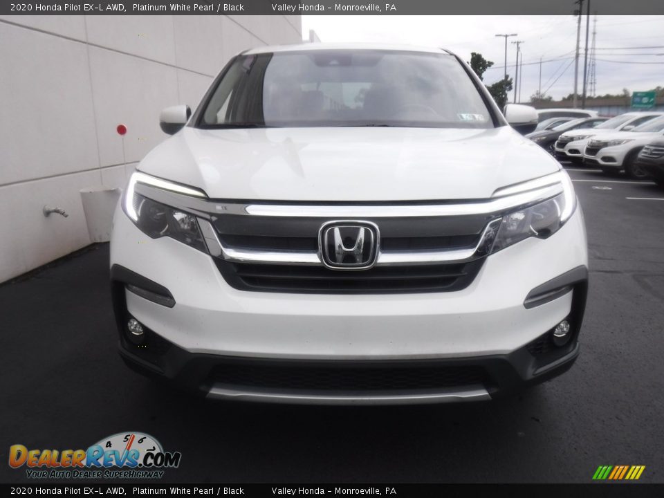 2020 Honda Pilot EX-L AWD Platinum White Pearl / Black Photo #2