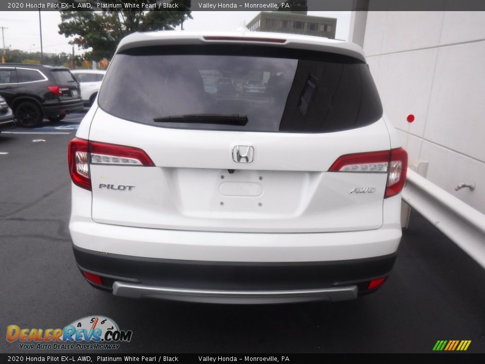 2020 Honda Pilot EX-L AWD Platinum White Pearl / Black Photo #5