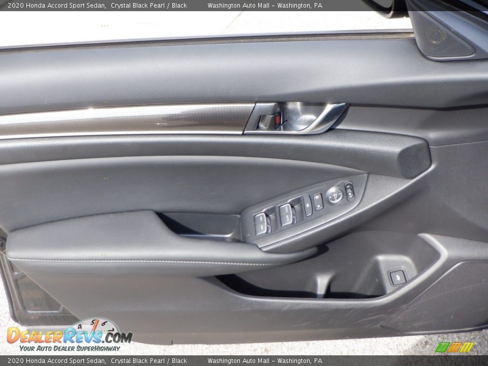 2020 Honda Accord Sport Sedan Crystal Black Pearl / Black Photo #22