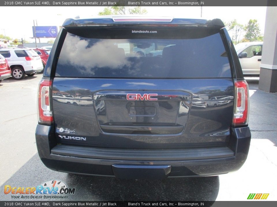 2018 GMC Yukon SLE 4WD Dark Sapphire Blue Metallic / Jet Black Photo #29