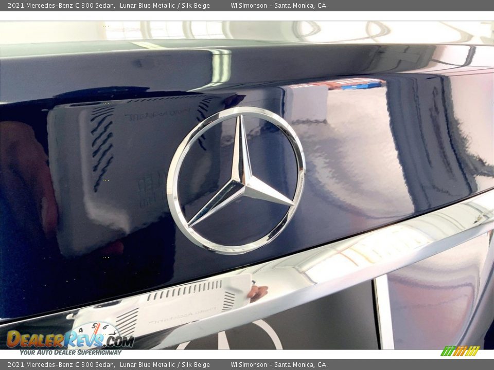 2021 Mercedes-Benz C 300 Sedan Lunar Blue Metallic / Silk Beige Photo #7