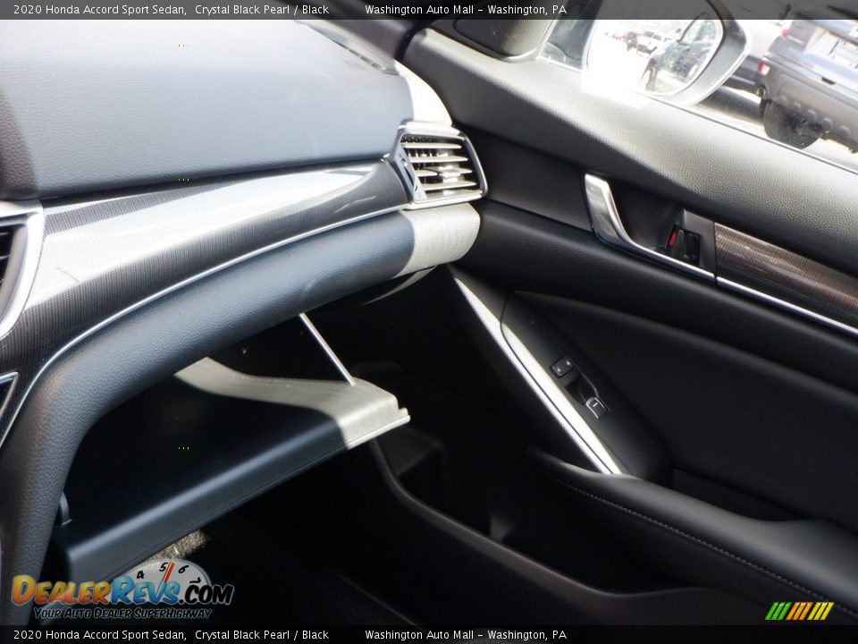 2020 Honda Accord Sport Sedan Crystal Black Pearl / Black Photo #25
