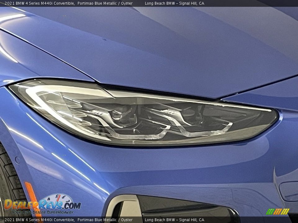2021 BMW 4 Series M440i Convertible Portimao Blue Metallic / Oyster Photo #6