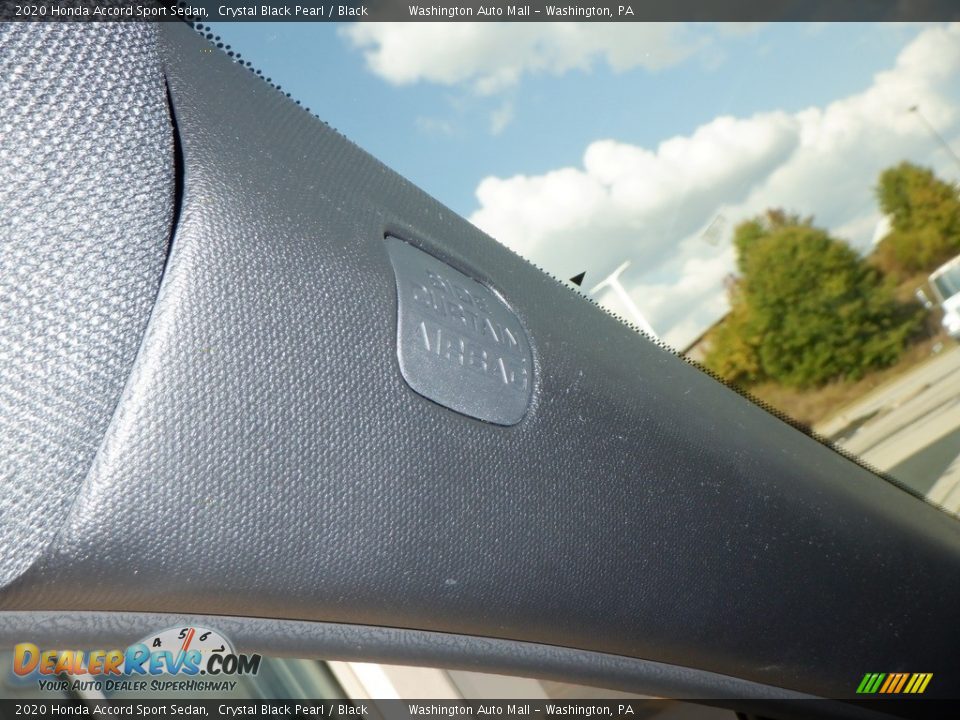 2020 Honda Accord Sport Sedan Crystal Black Pearl / Black Photo #26