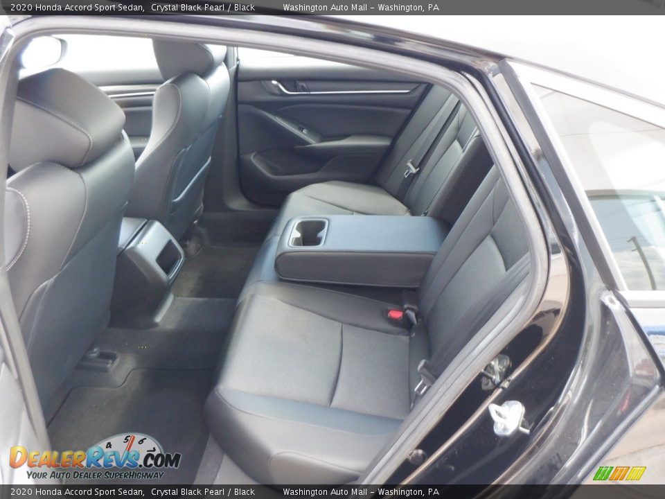 2020 Honda Accord Sport Sedan Crystal Black Pearl / Black Photo #27
