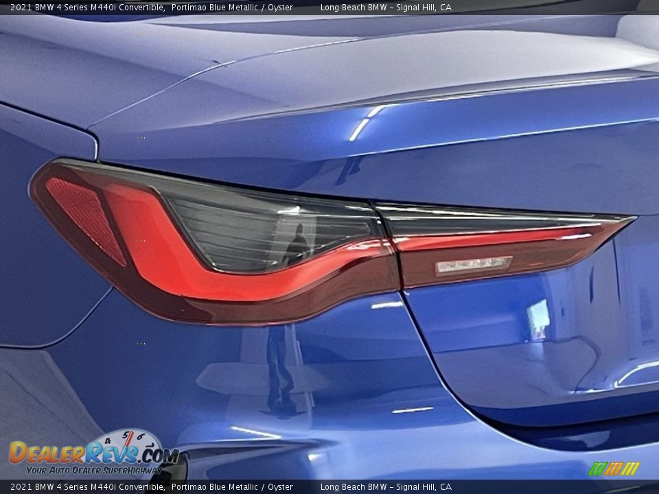 2021 BMW 4 Series M440i Convertible Portimao Blue Metallic / Oyster Photo #8