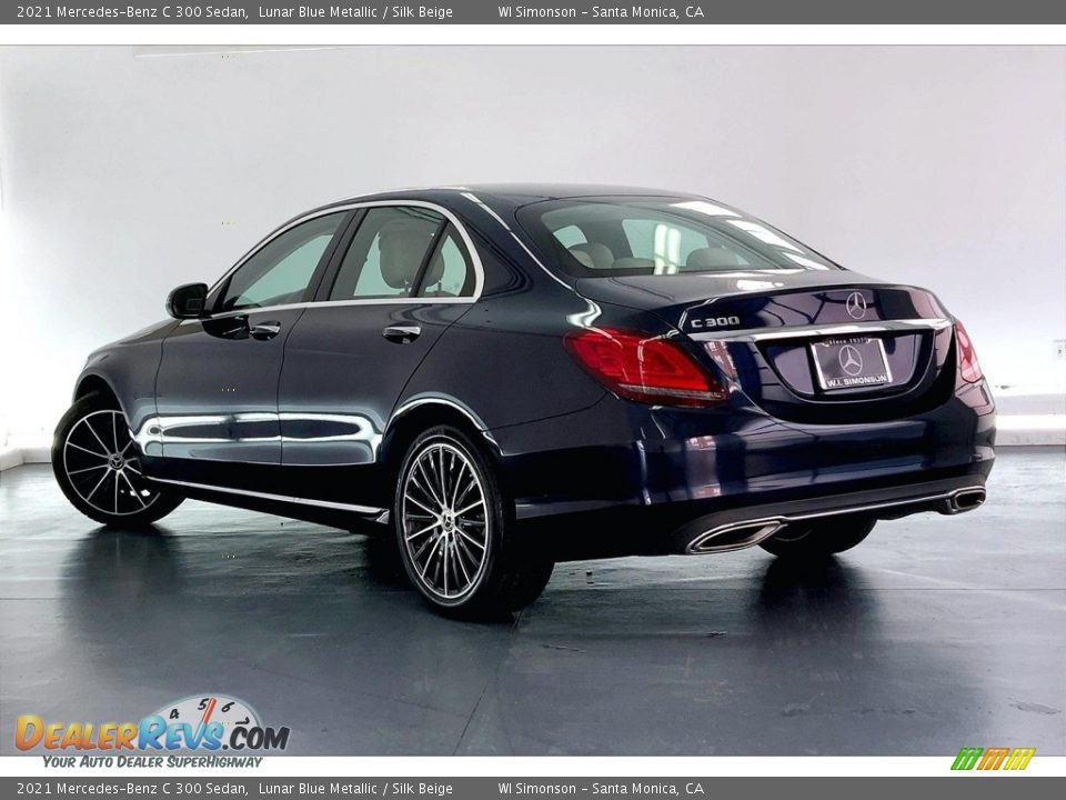 2021 Mercedes-Benz C 300 Sedan Lunar Blue Metallic / Silk Beige Photo #10