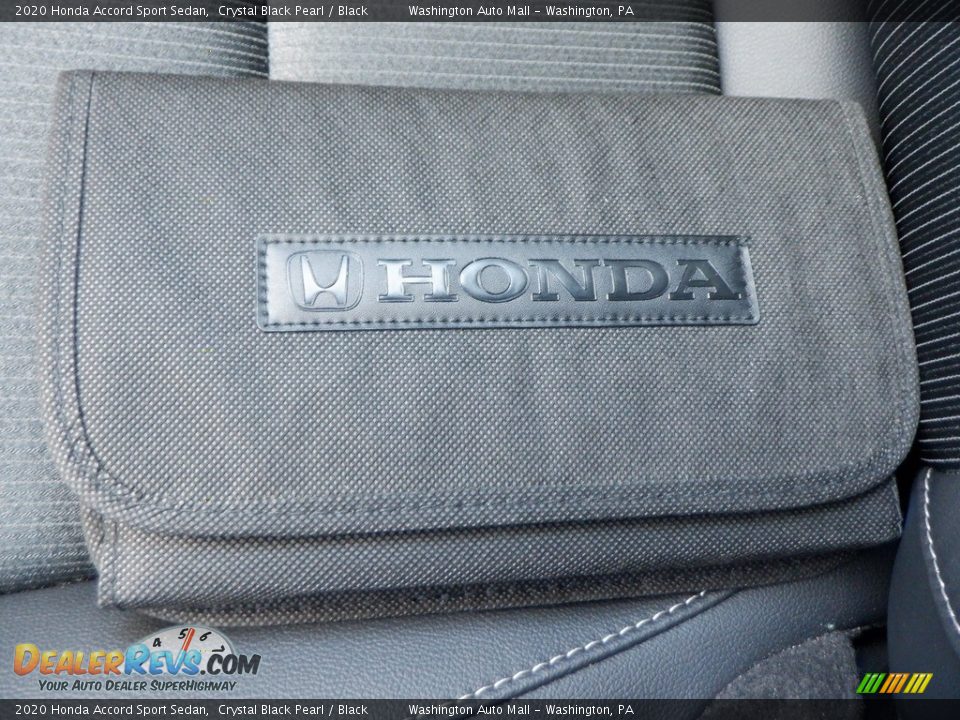 2020 Honda Accord Sport Sedan Crystal Black Pearl / Black Photo #28