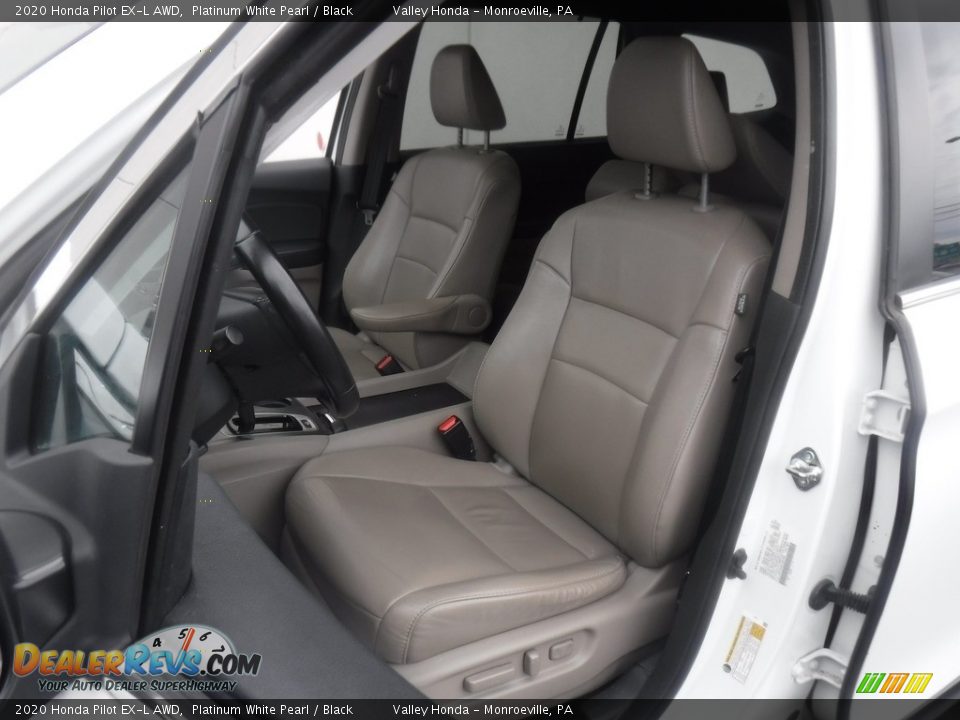 2020 Honda Pilot EX-L AWD Platinum White Pearl / Black Photo #12