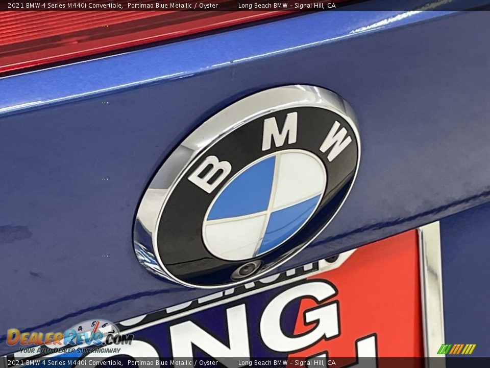 2021 BMW 4 Series M440i Convertible Portimao Blue Metallic / Oyster Photo #9