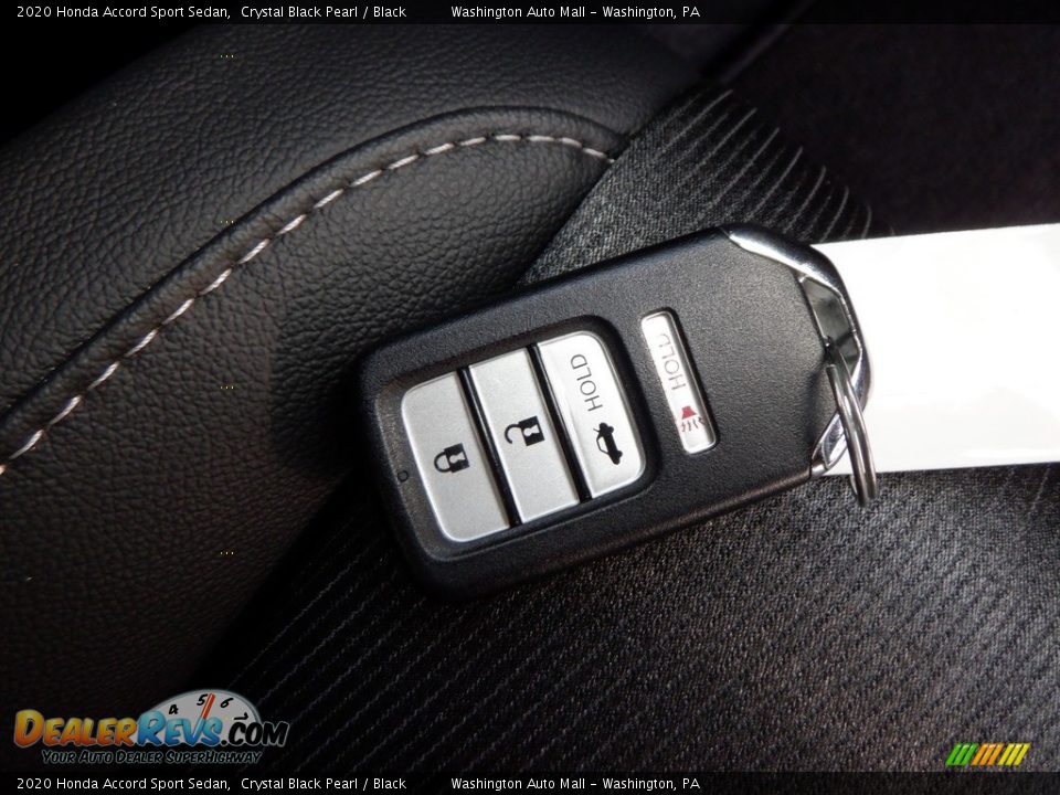 2020 Honda Accord Sport Sedan Crystal Black Pearl / Black Photo #29