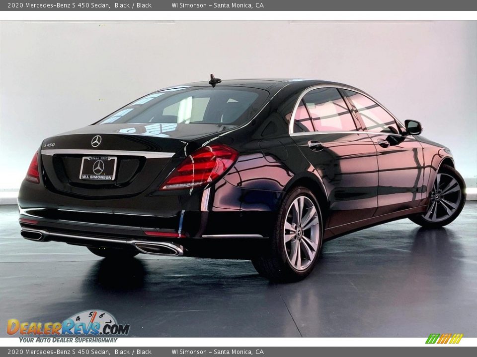 2020 Mercedes-Benz S 450 Sedan Black / Black Photo #13