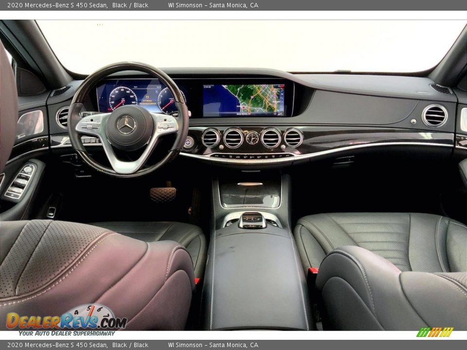 2020 Mercedes-Benz S 450 Sedan Black / Black Photo #15