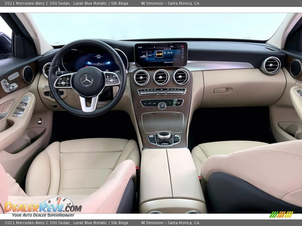 Silk Beige Interior - 2021 Mercedes-Benz C 300 Sedan Photo #15