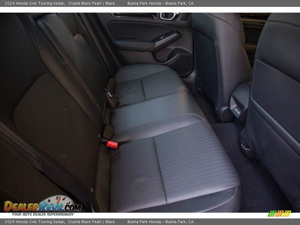 Rear Seat of 2024 Honda Civic Touring Sedan Photo #28