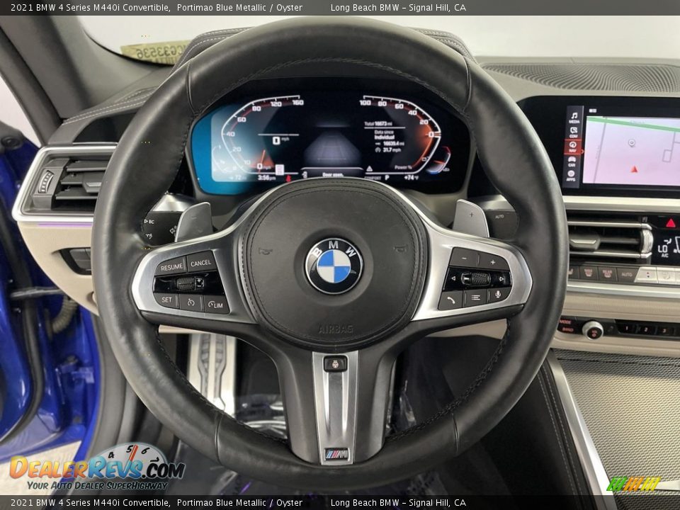 2021 BMW 4 Series M440i Convertible Steering Wheel Photo #17
