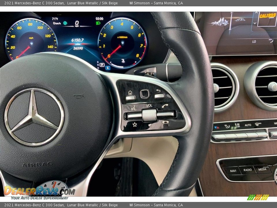 2021 Mercedes-Benz C 300 Sedan Steering Wheel Photo #22