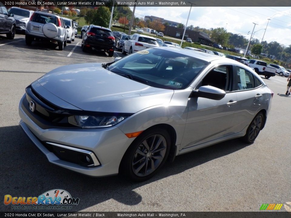 2020 Honda Civic EX Sedan Lunar Silver Metallic / Black Photo #11