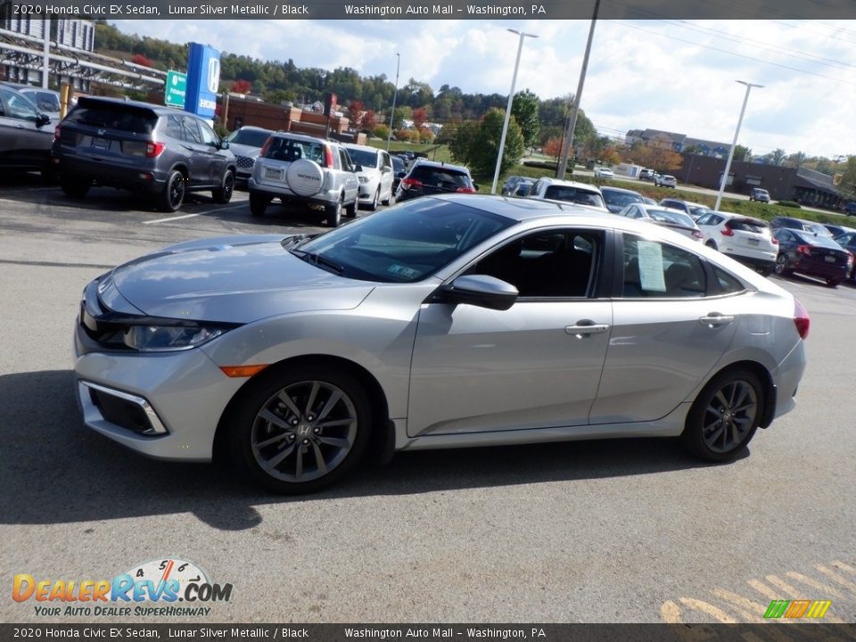 2020 Honda Civic EX Sedan Lunar Silver Metallic / Black Photo #12