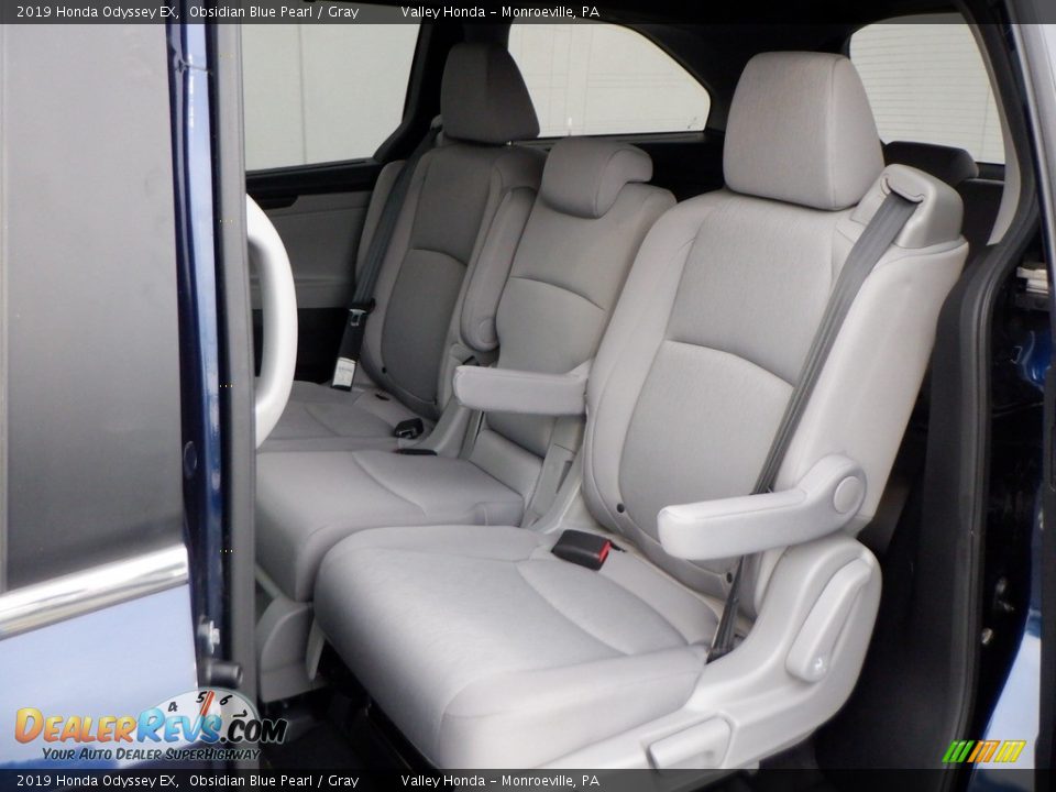 2019 Honda Odyssey EX Obsidian Blue Pearl / Gray Photo #27