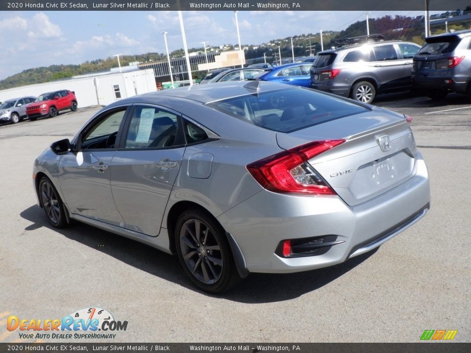 2020 Honda Civic EX Sedan Lunar Silver Metallic / Black Photo #13