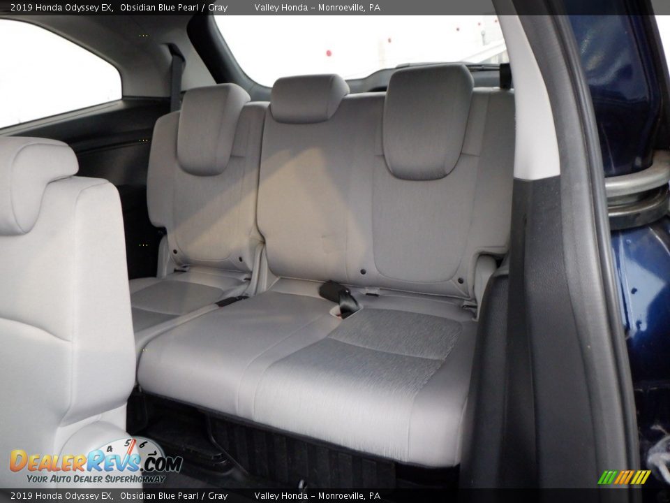 2019 Honda Odyssey EX Obsidian Blue Pearl / Gray Photo #28