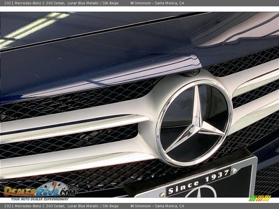 2021 Mercedes-Benz C 300 Sedan Lunar Blue Metallic / Silk Beige Photo #30