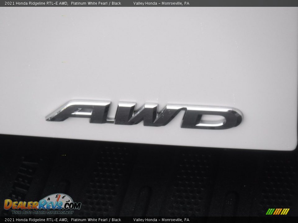 2021 Honda Ridgeline RTL-E AWD Platinum White Pearl / Black Photo #6
