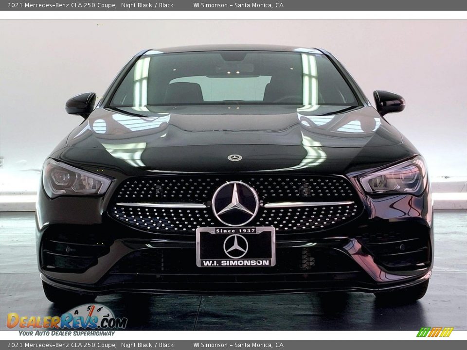 2021 Mercedes-Benz CLA 250 Coupe Night Black / Black Photo #2