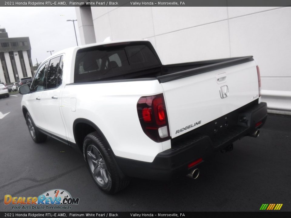 2021 Honda Ridgeline RTL-E AWD Platinum White Pearl / Black Photo #8