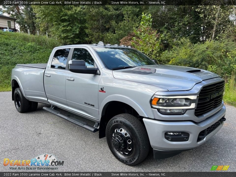 Billet Silver Metallic 2022 Ram 3500 Laramie Crew Cab 4x4 Photo #5