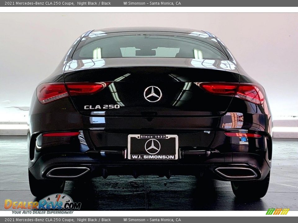 2021 Mercedes-Benz CLA 250 Coupe Night Black / Black Photo #3