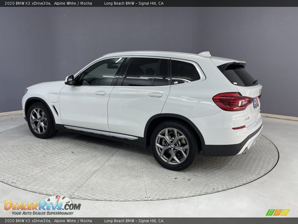 Alpine White 2020 BMW X3 xDrive30e Photo #3