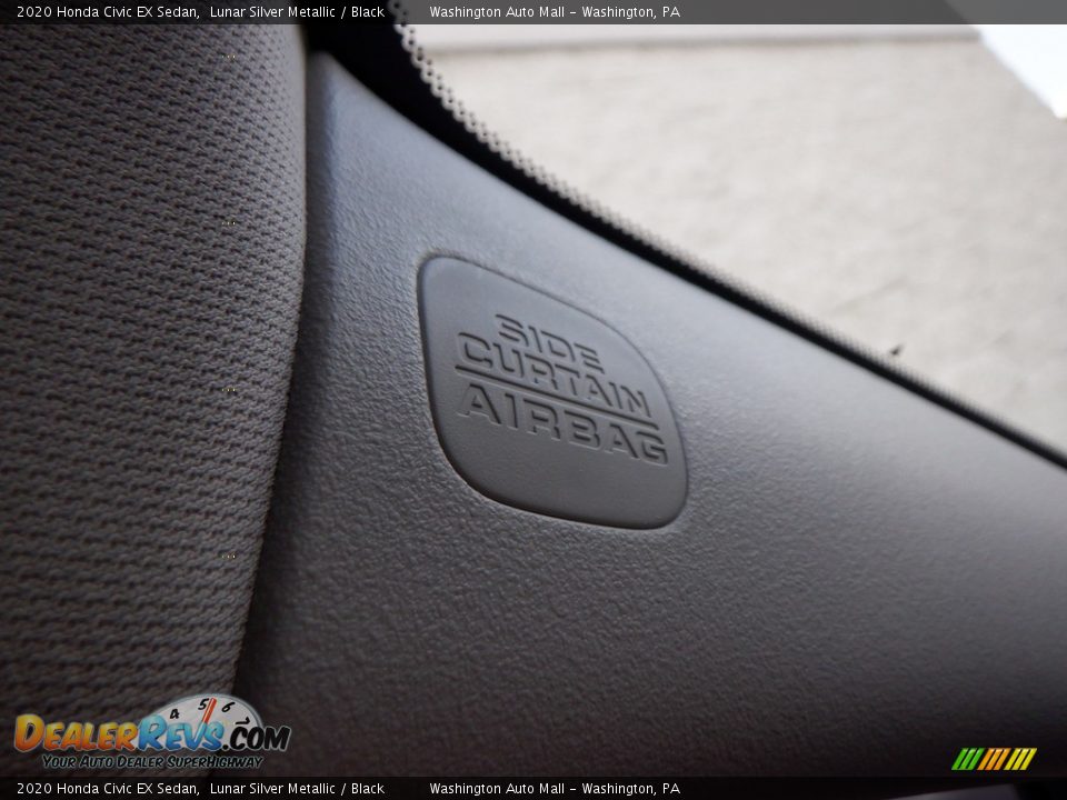 2020 Honda Civic EX Sedan Lunar Silver Metallic / Black Photo #25