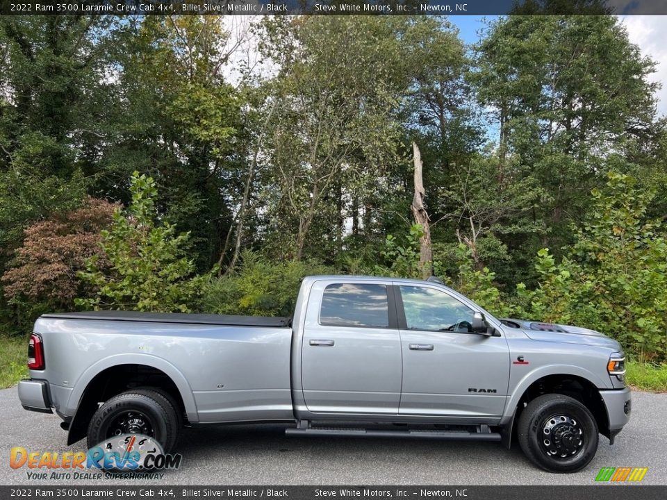 Billet Silver Metallic 2022 Ram 3500 Laramie Crew Cab 4x4 Photo #6