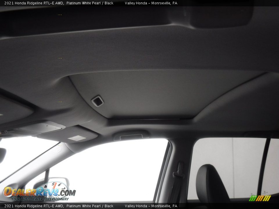 2021 Honda Ridgeline RTL-E AWD Platinum White Pearl / Black Photo #13