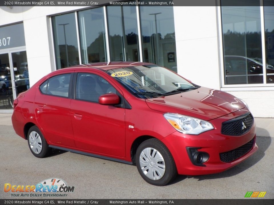 Front 3/4 View of 2020 Mitsubishi Mirage G4 ES Photo #1