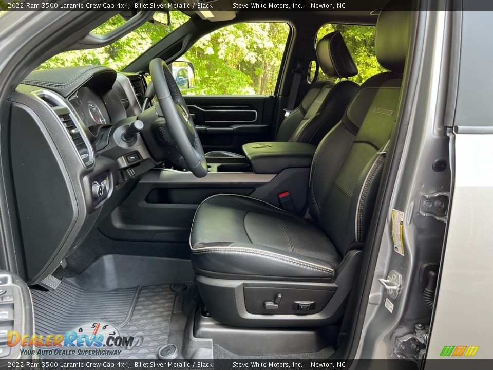 Black Interior - 2022 Ram 3500 Laramie Crew Cab 4x4 Photo #14