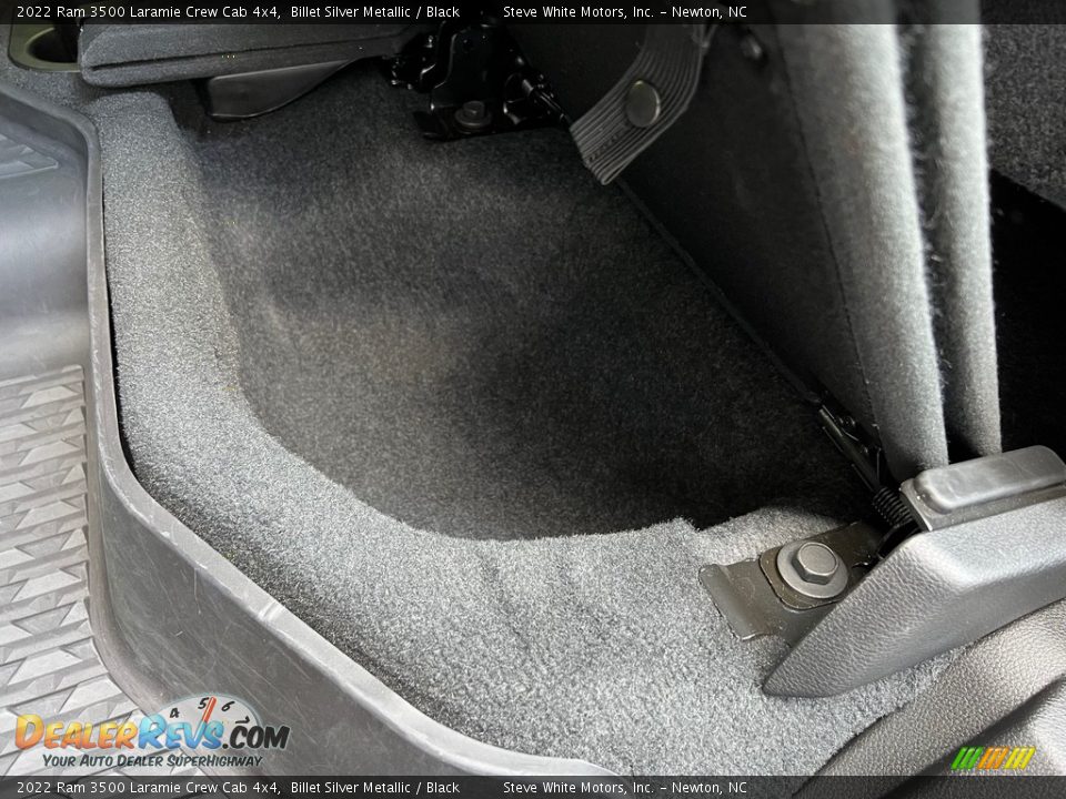 Rear Seat of 2022 Ram 3500 Laramie Crew Cab 4x4 Photo #18