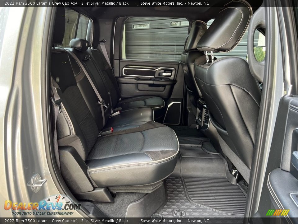 Rear Seat of 2022 Ram 3500 Laramie Crew Cab 4x4 Photo #20