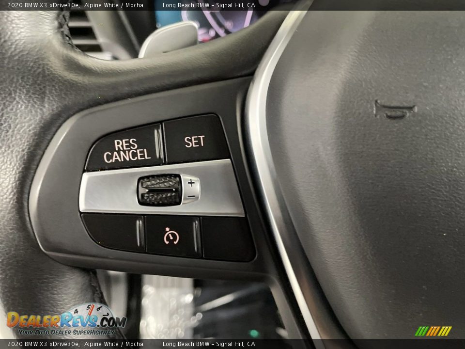 2020 BMW X3 xDrive30e Steering Wheel Photo #18