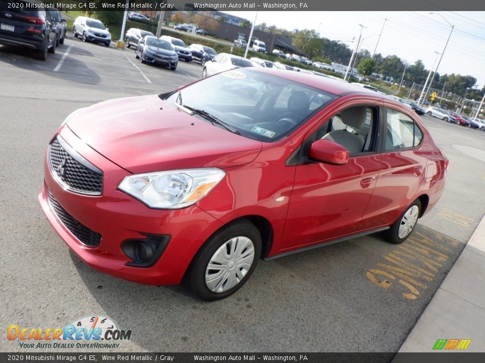 Wine Red Metallic 2020 Mitsubishi Mirage G4 ES Photo #11