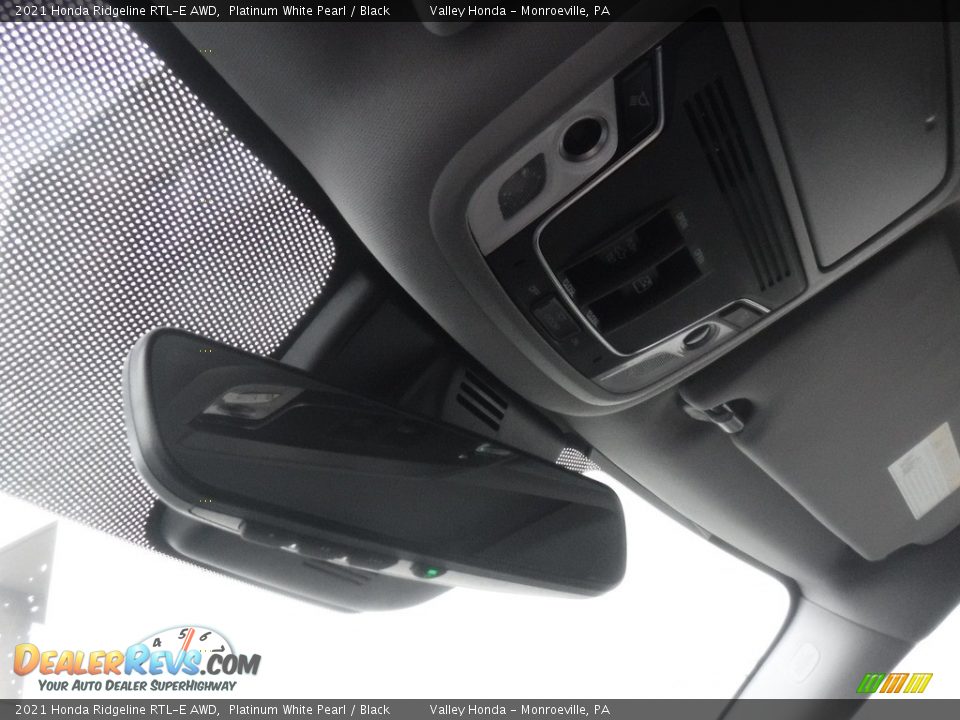 2021 Honda Ridgeline RTL-E AWD Platinum White Pearl / Black Photo #27
