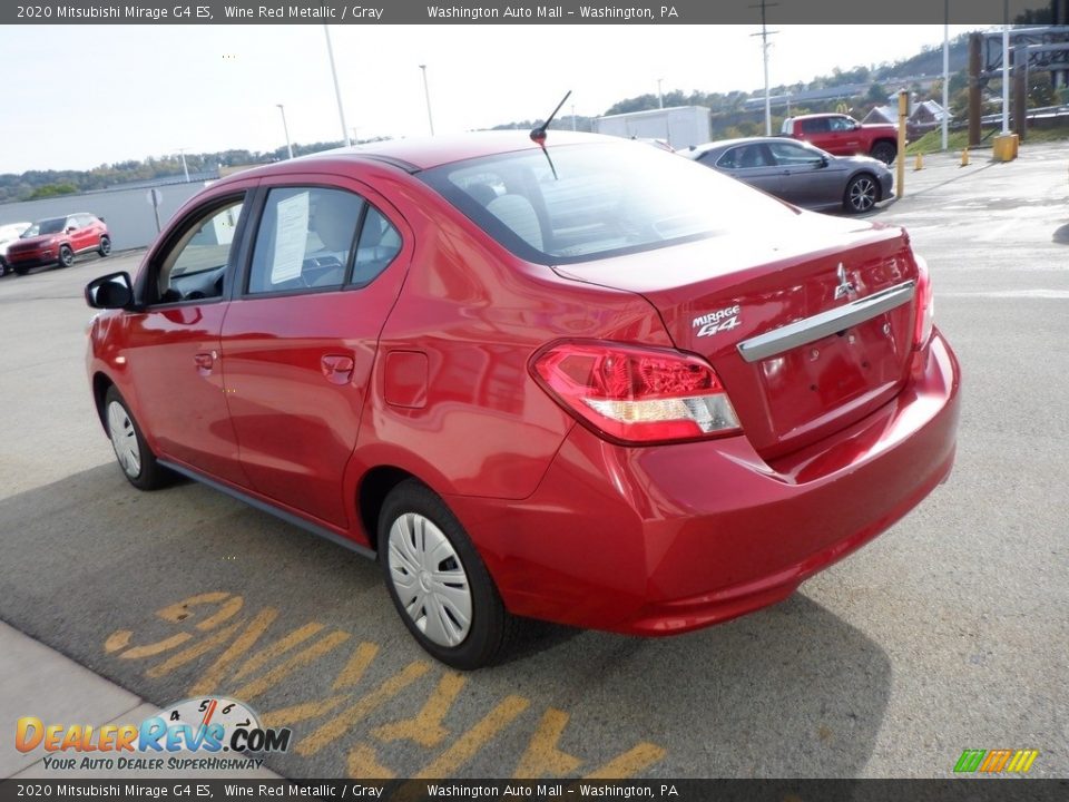 Wine Red Metallic 2020 Mitsubishi Mirage G4 ES Photo #12