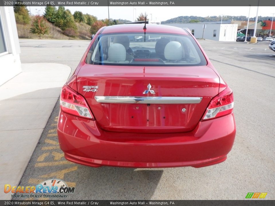 Wine Red Metallic 2020 Mitsubishi Mirage G4 ES Photo #13