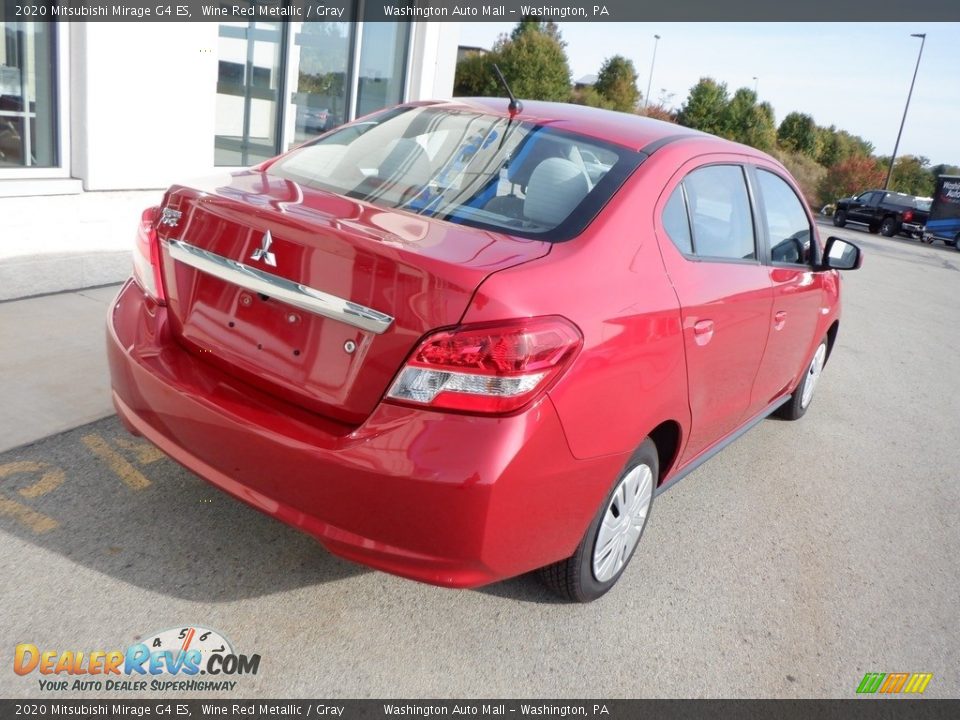 Wine Red Metallic 2020 Mitsubishi Mirage G4 ES Photo #14