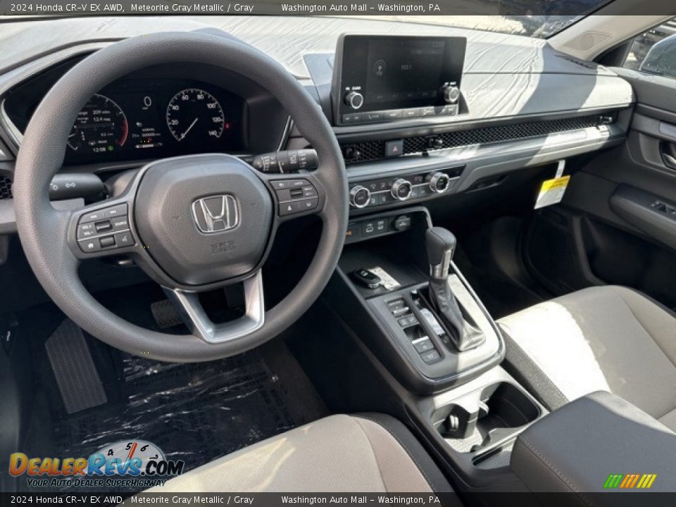 Gray Interior - 2024 Honda CR-V EX AWD Photo #3