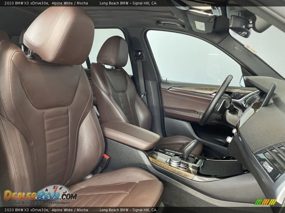 Mocha Interior - 2020 BMW X3 xDrive30e Photo #33
