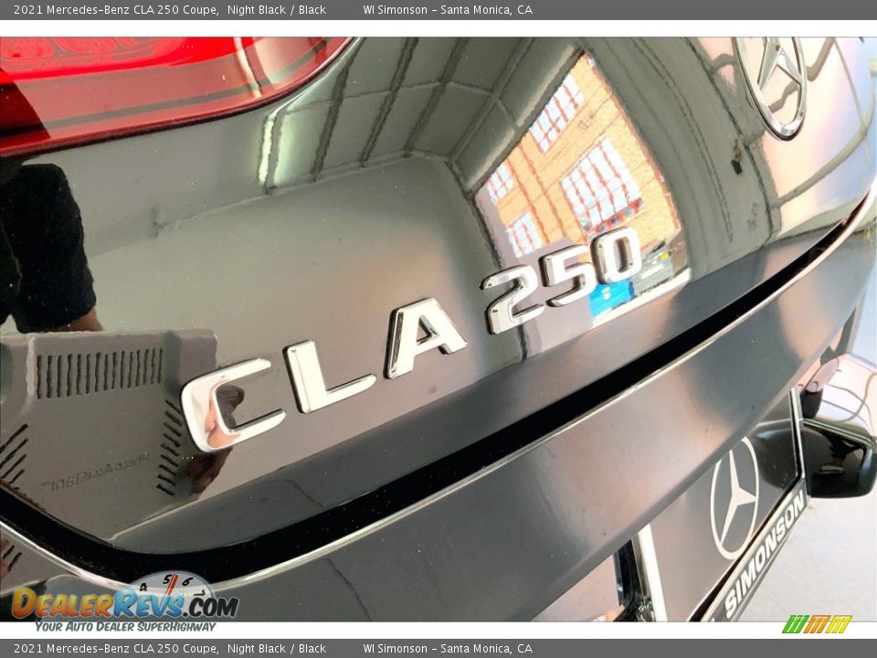 2021 Mercedes-Benz CLA 250 Coupe Night Black / Black Photo #31